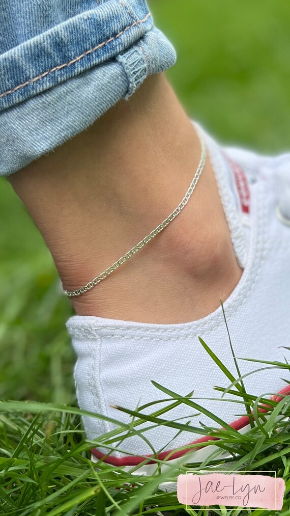 シンプル♪ Sympathy of Soul Mariner Curb Chain Anklet シンプル♪ Sympathy of Soul Mariner Curb Chain Anklet
