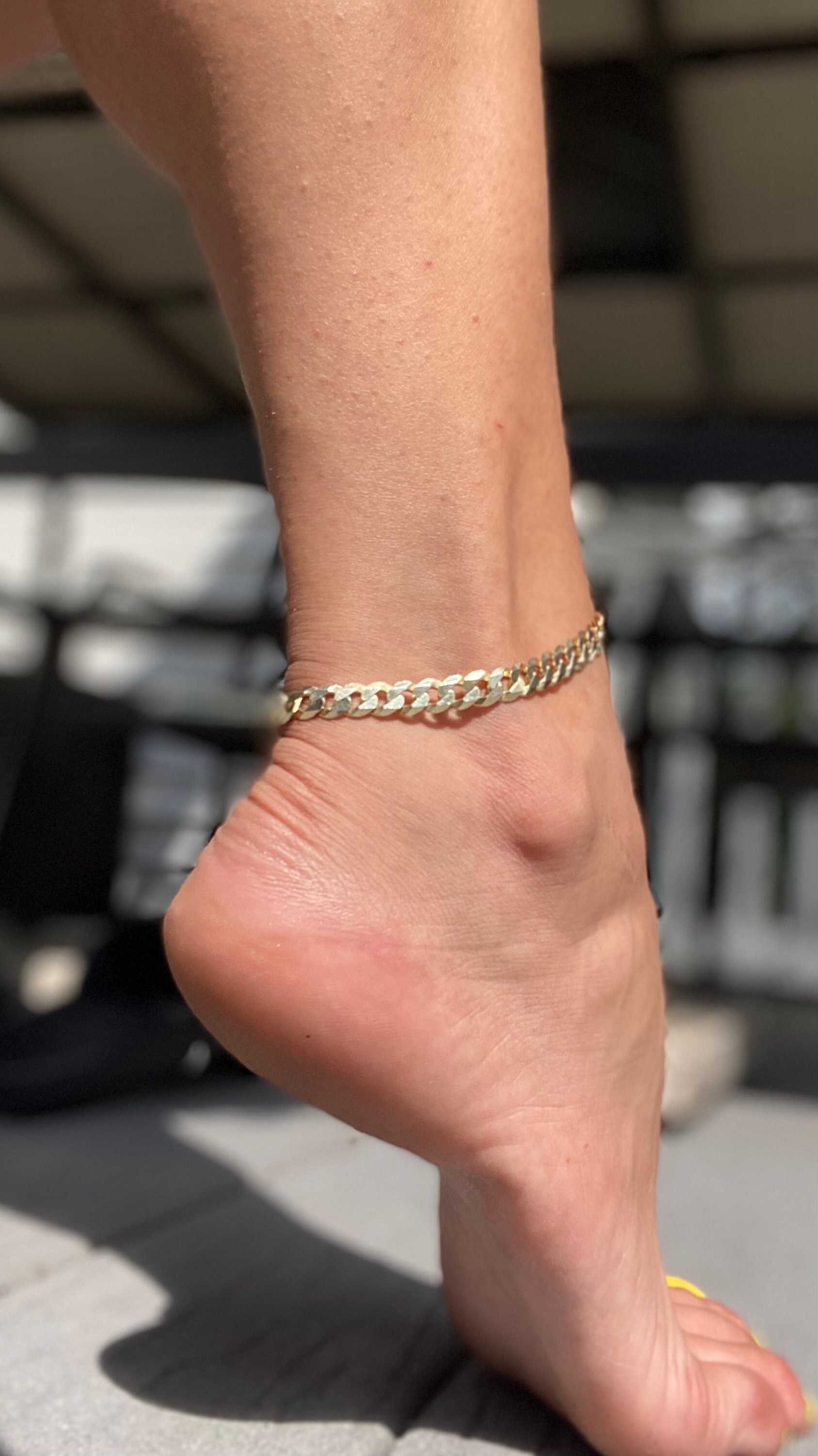 14k cheap anklet bracelet