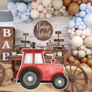 BIG DECOR FARM birthday: Cutout Decor farm animals, farm printable Baby Shower, Birthday Party, digital download FARM11