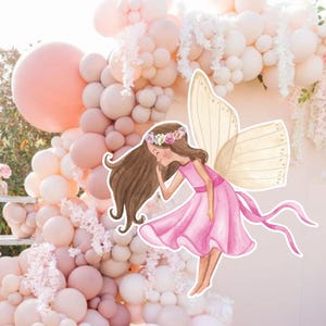 HADAS GRANDES DECORACIONES Recortables Hada Cumpleaños Caprichosa Hada Encantada Fiesta Hada Floral Mágica Princesa Descarga Instantánea Imprimible 0002F