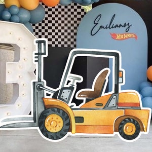 GRAN DECORACIÓN en oferta: Construcción recortable Cumpleaños Decoración recortable Baby Shower, Fiesta de cumpleaños, descarga digital Fiesta Imprimible instantánea K1