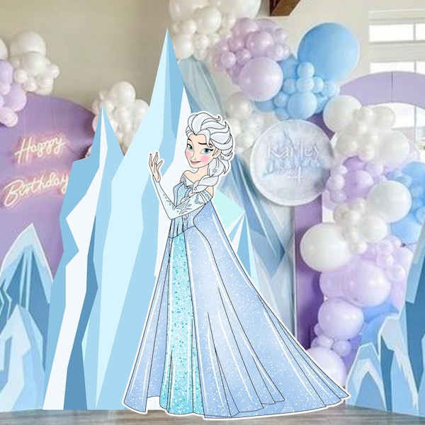 BIG DECOR PRINCESS: Cutout Decor Princes, Princes Birthday Decoration Baby Shower, Birthday Party, digital download Cutout Decor PRIN33