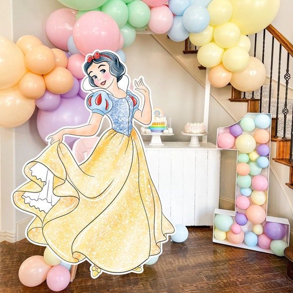 BIG DECOR PRINCESS: Cutout Decor Princes, Princes Birthday Decoration Baby Shower, Birthday Party, digital download Cutout Decor PRIN33