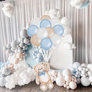 GRANDE DECORAÇÃO URSO DE PELÚCIA, Chá de Bebê em Aquarela, Urso de Pelúcia Boho, Urso de Pelúcia Vintage, Aniversário, Urso de Pelúcia Fofo, Ursinho de Pelúcia Pequeno TED11