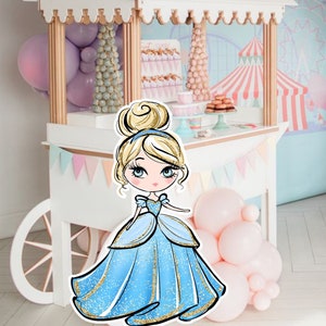BIG DECOR PRINCESS: Decoração Recortada Príncipes, Decoração Aniversário Príncipes Chá de Bebê, Festa de Aniversário, download digital Decoração Recortada PRINC1