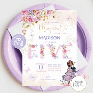 Invitation La Familia Birthday Party - Casita - Digital - Template - Editable digital download printable FAM1