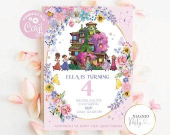 Invitation La Familia Birthday Party - Casita - Digital - Template - Editable digital download printable FAM1