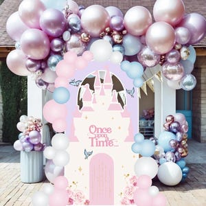 CASTLE BIG DECOR Cutout princess Birthday Party  castle Princess Instant Download printable FROZ11