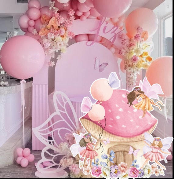 FAIRY BIG DECOR Cutout Fairy Birthday Whimsical Enchanted Fairy