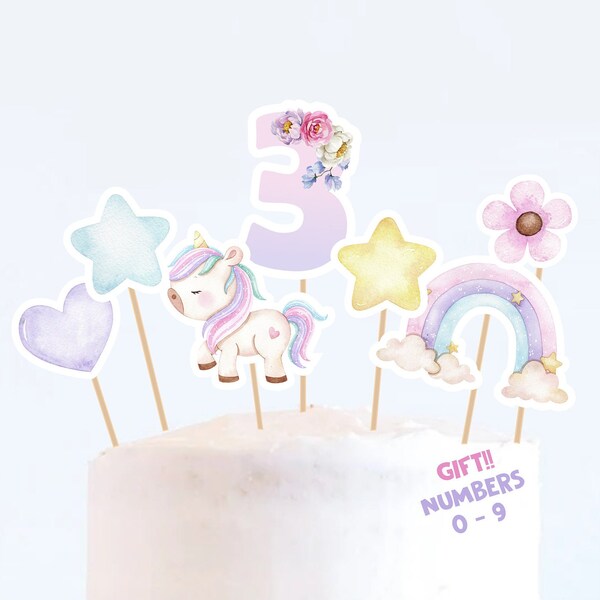 Unicorn Centerpiece - Etsy