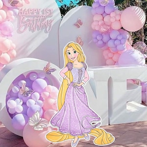 Princess Cutout Decor: Birthday Party Decoration (Digital Download)