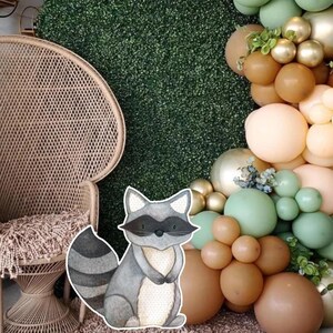 BIG DECOR WOODLAND verjaardag: knipsel decor bosdieren, bosrijke afdrukbare babyshower, verjaardagsfeestje, digitale download WOOD11
