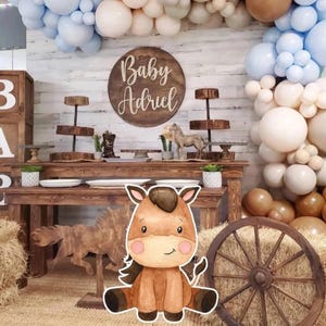 GRANDE FATTORIA DECOR compleanno: Decorazione da ritagliare con animali della fattoria, fattoria stampabile Baby Shower, Festa di compleanno, download digitale FARM11
