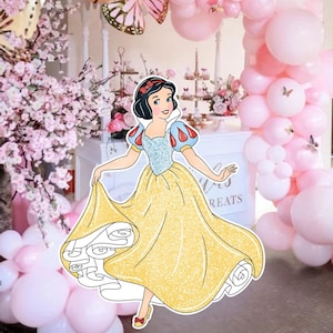 BIG DECOR PRINCESS: Cutout Decor Princes, Princes Birthday Decoration Baby Shower, Birthday Party, digital download Cutout Decor PRINC1