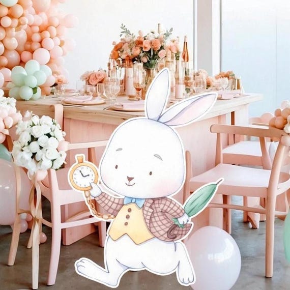 BIG DECOR ALICE in Wonderland: Cutout Decor Alice, Birthday