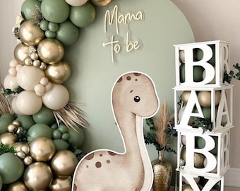 Dinosaur Cutout Decor: Jurassic Dino, Baby Shower (Digital Download)