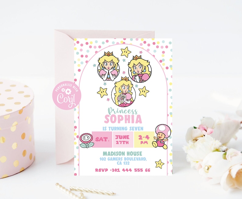 Princess peach printable