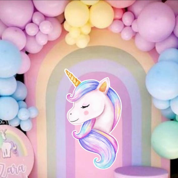 Stampa Sveglia Dell'unicorno Per I Bambini Scheda Di Buon Compleanno