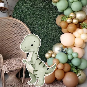 DECORAÇÃO GRANDE DINOSSAURO: Decoração Recortada Dinossauro Jurássico, Decoração Dino Chá de Bebê, Festa de Aniversário, download digital DIN22