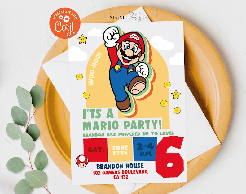 7 Super Mario Design Inspirations with Canva