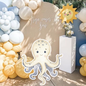 OCÉANO GRANDE DECORACIÓN Recorte Bajo el mar Decoraciones para fiestas Cumpleaños Descarga instantánea imprimible OCE11