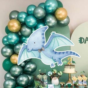 GRAN DECORACIÓN DINOSAURIO: Decoración recortable Dinosaurio Jurásico, Decoración Dino Baby Shower, Fiesta de Cumpleaños, descarga digital DIN22