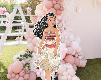 Princess Cutout Decoration: Birthday Party Decor (Digital Download)