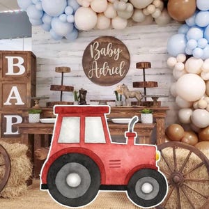 GRAN DECORACIÓN DE GRANJA cumpleaños: Decoración recortable de animales de granja, imprimible de granja para Baby Shower, Fiesta de cumpleaños, descarga digital FARM11