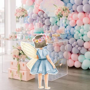 Fairy Birthday Party Decor: Whimsical Cutout (Digital Download)