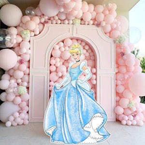 GRAN DECORACIÓN PRINCESAS: Decoración recortable Princesas, Decoración de cumpleaños de princesas Baby Shower, Fiesta de cumpleaños, descarga digital Decoración recortable CIN111