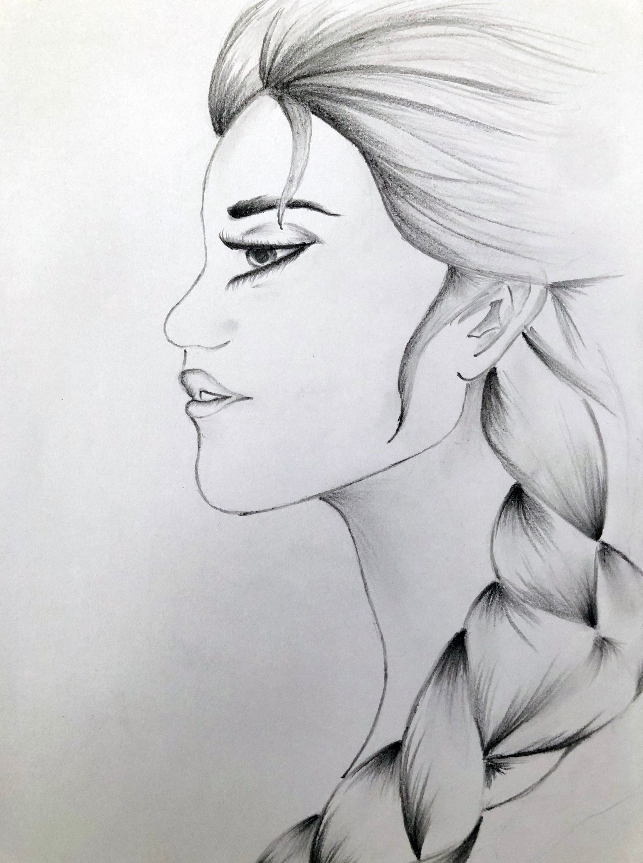 ArtStation - Beautiful Girl Pencil Sketch 2023 #beautifulgirl-anthinhphatland.vn