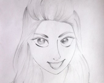 Original Pencil Drawing Girl Art Artist Pencil Sketch - Etsy Hong Kong Original Pencil Drawing Girl Art Artist Pencil Sketch - Etsy Hong Kong