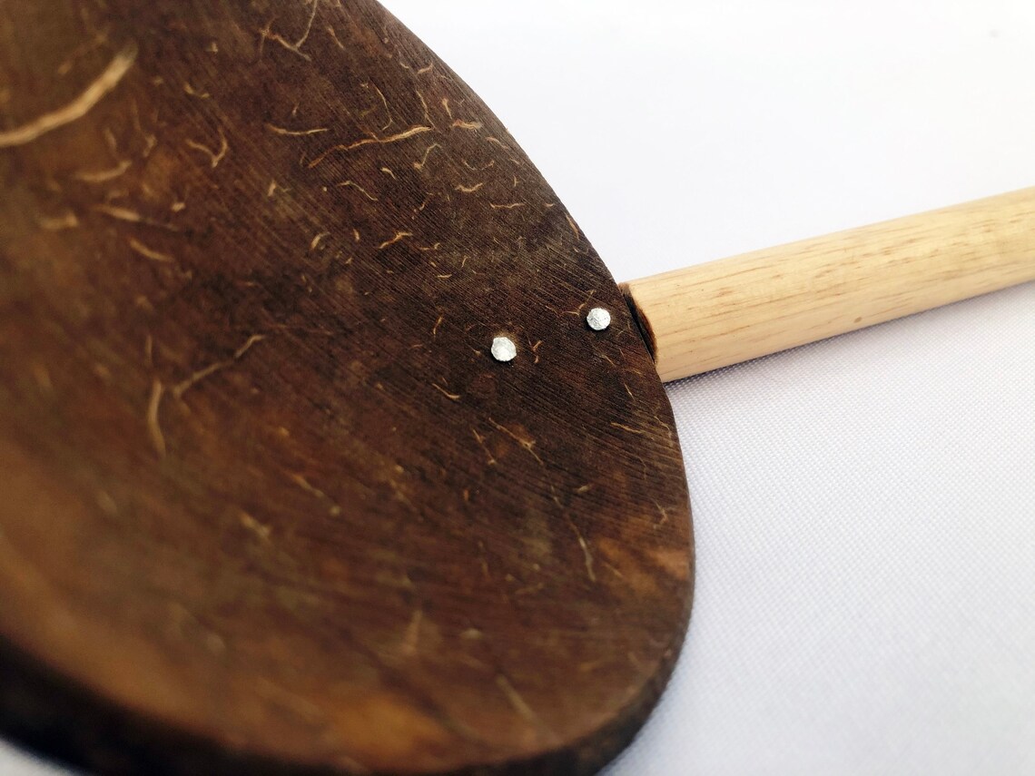 Coconut Shell Spoon Eco Friendly Kitchen Serving Traditional Etsy Canada