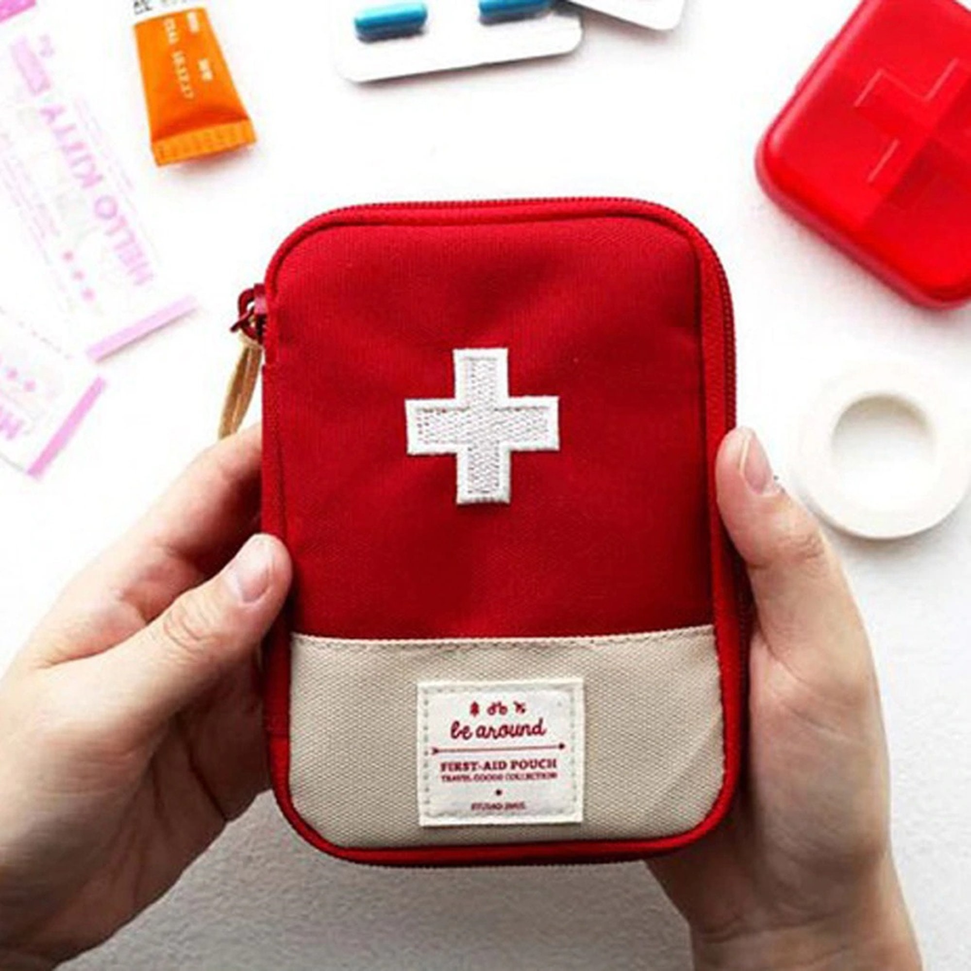 Cute Mini Portable Medicine Bag First Aid Kit Medical Etsy