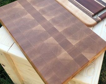 End Grain Cutting Board, Maple End Grain