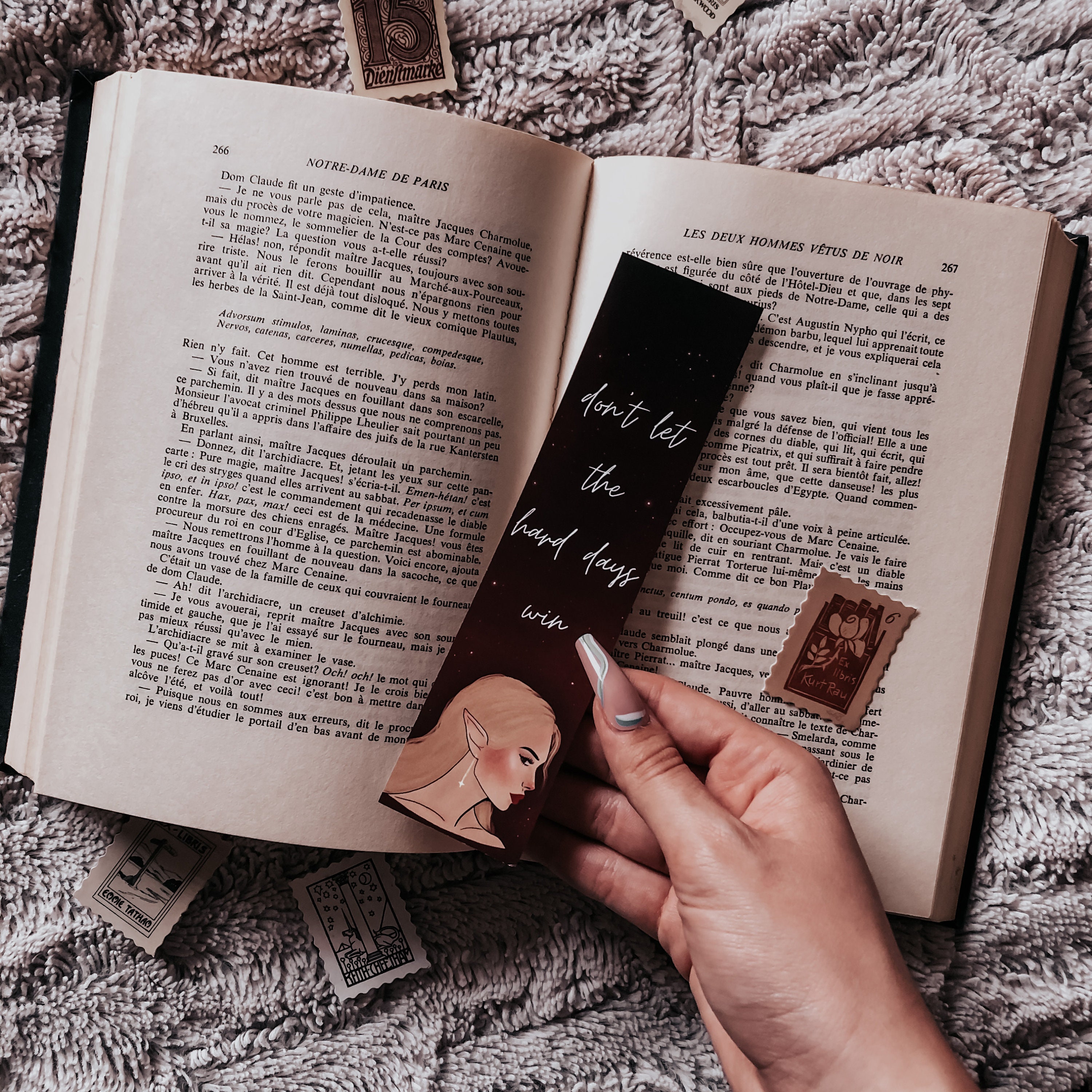 Acotar Bookmark Mor Morrigan Don T Let The Hard Etsy