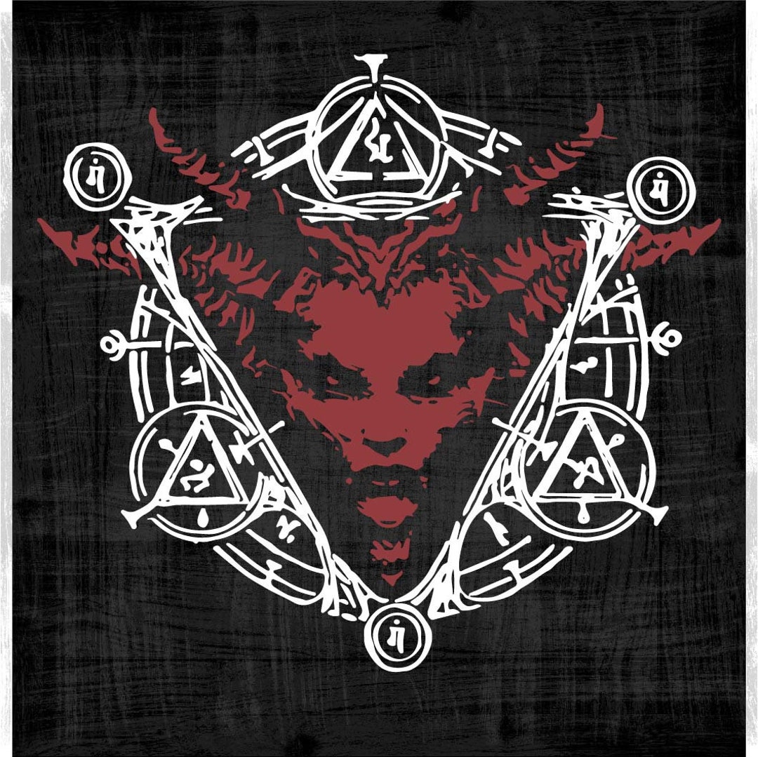Diablo svg Lilith silueta svg diablo svg satanás svg - Etsy México