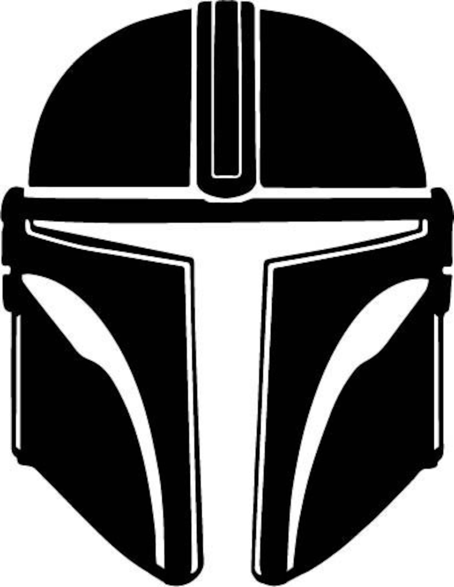 Mandalorian Helmet SVG Digital Download SVG Star Wars Etsy