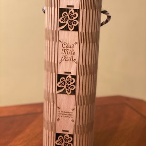 Jameson Whiskey Box- St. Patrick&#39;s Day *3mm Box Digital File... SVG-Dxf-Ai Immediate Download -Laser Cut File
