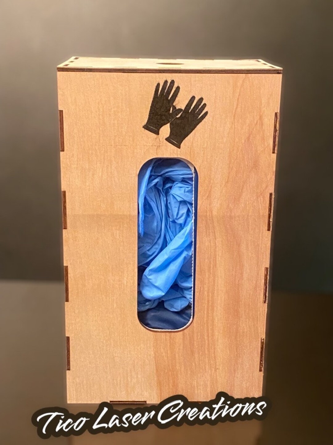 Disposable Gloves box Holder Dxfsvgpdf Laser Cut File. INSTANT