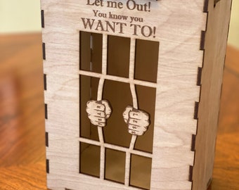 Jailed Whiskey Box- Laser File-File digitale- SVG, Dxf,AI - Download immediato