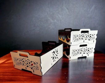 Laser-Cut Water bottle organizer- Tumbler cabinet organizer *Digital Download  SVG, DXF, Ai formats
