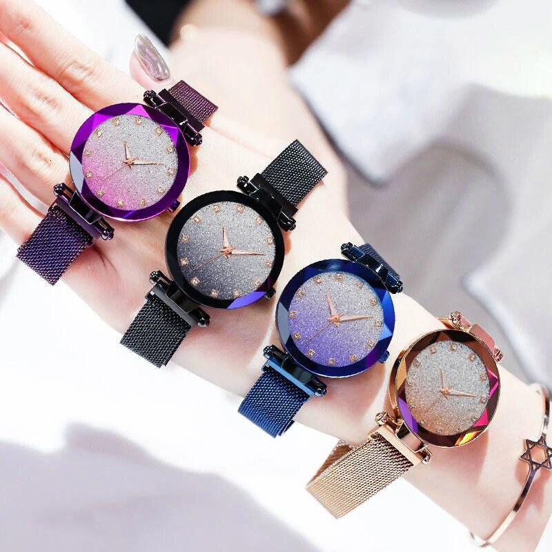 Ladies Watch Purple Diamond Etsy Singapore