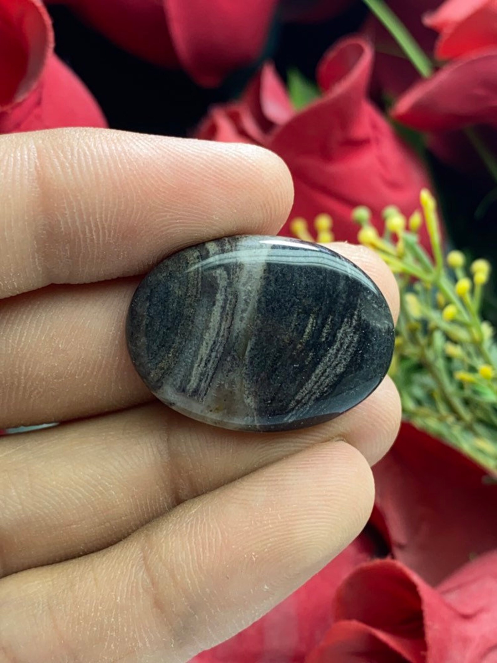 Silver Leaf JasperSilver Leaf Jasper CabochonSilver Etsy