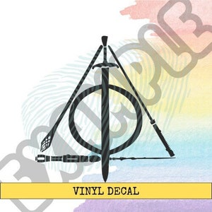 VINIL: Adesivo de vinil Geekdom - Adesivo para automóvel - Inspirado em HP - laptop planner journal kindle bottle