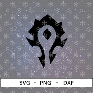 World of Warcraft Inspired HORDE SVG PNG