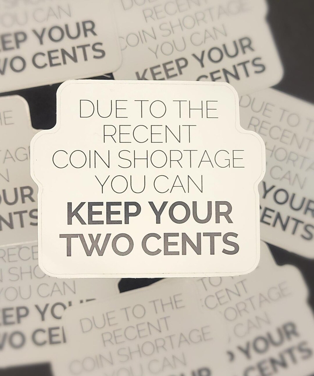 STICKER: Two Cents Sticker Funny Sticker Snarky Gift - Etsy