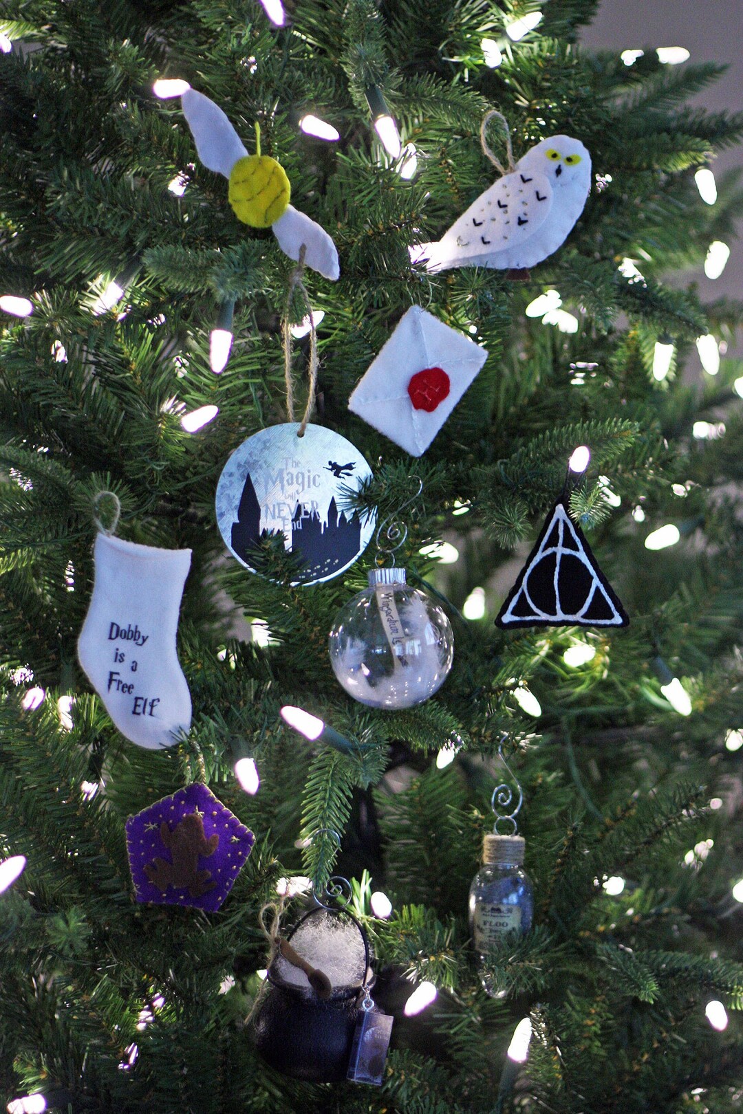 Harry Potter Ornament Set Etsy