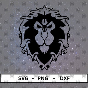 DIGITAL: World of Warcraft Inspired Alliance SVG PNG