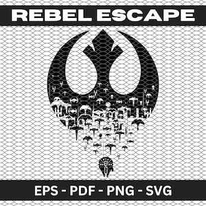DIGITAL: Rebel Escape - Star Wars inspiriert - svg - png - pdf - eps